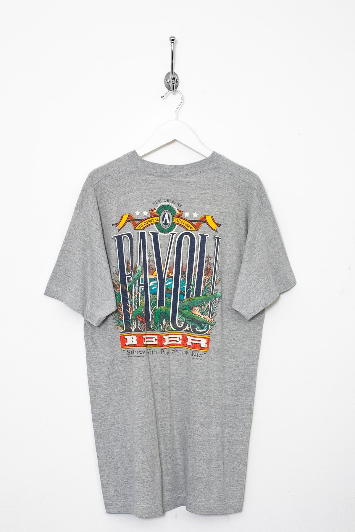 90s Single Stitch Graphic Tee (L)