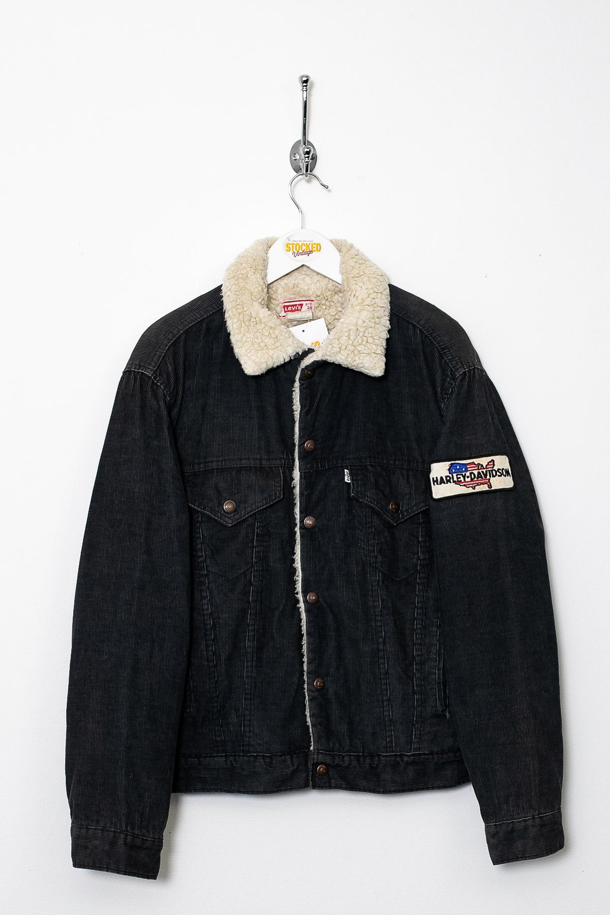 Womens 00s Levi's Corduroy Sherpa Jacket (M)