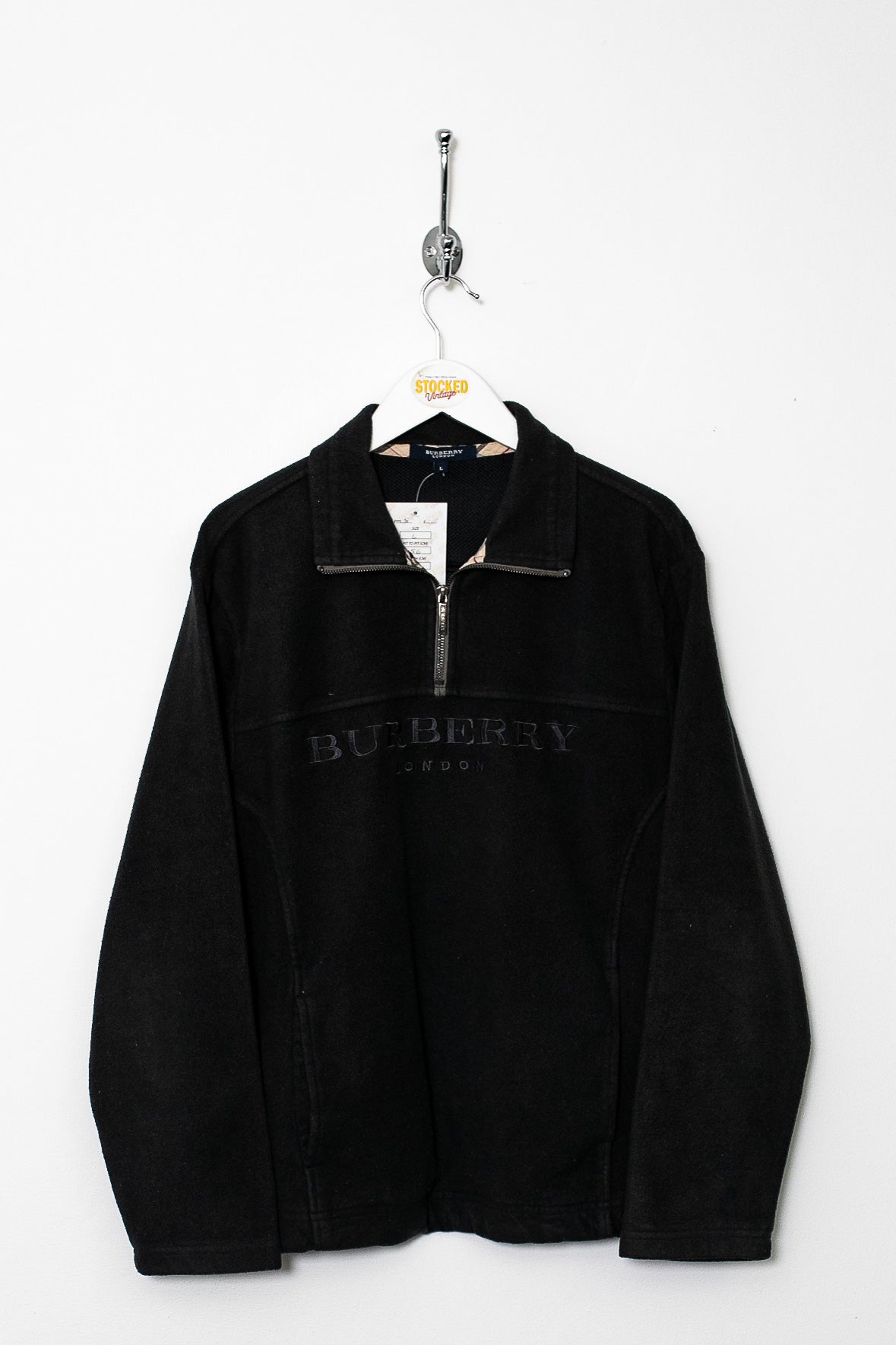 00s Burberry 1/4 Zip Fleece (S)