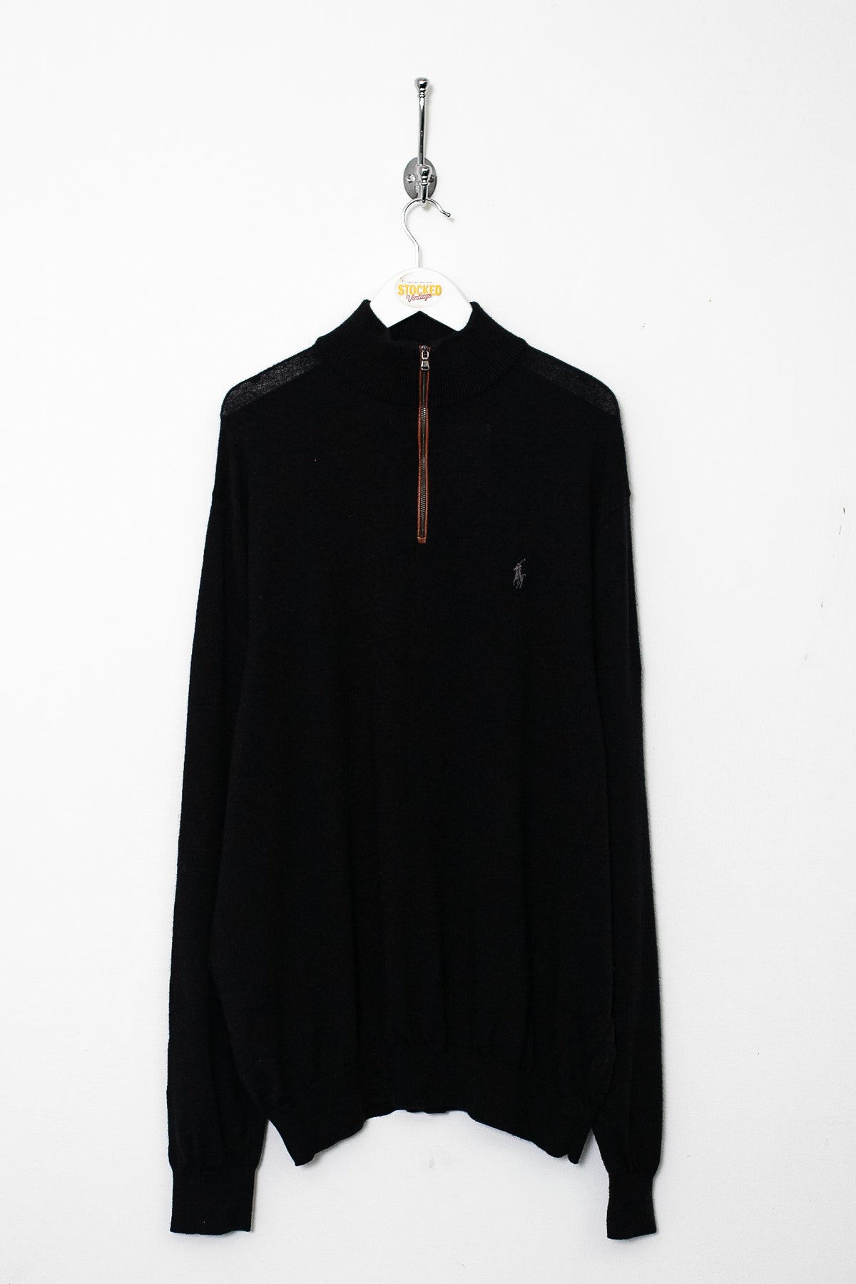 Ralph Lauren 1/4 Zip Knit Jumper (XXL)