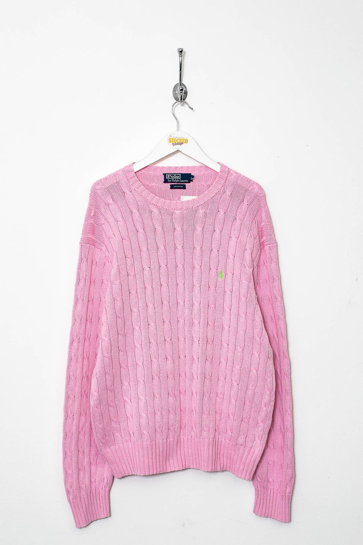 00s Ralph Lauren Cable Knit Jumper (M)