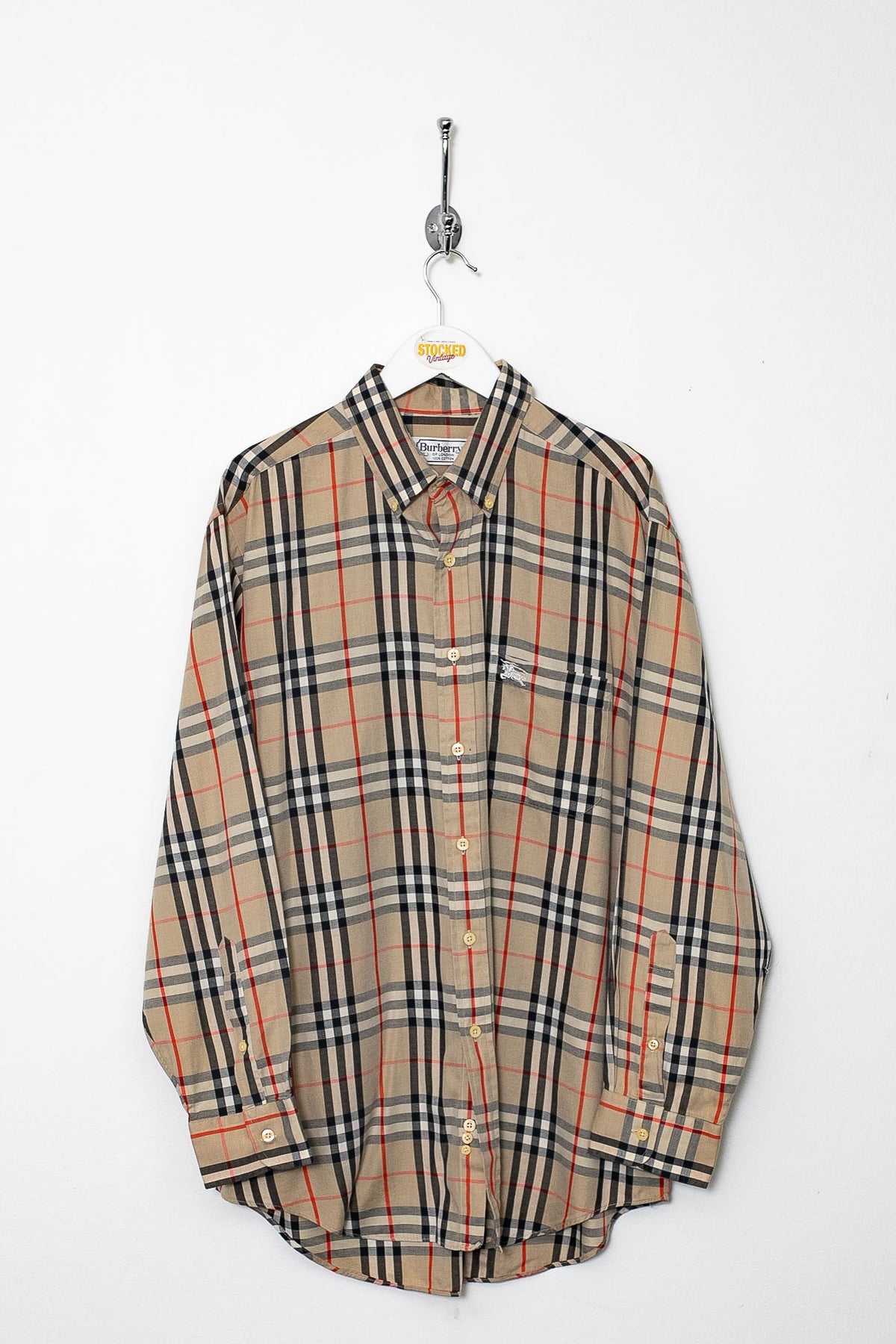 90s Burberry Nova Check Shirt (M)