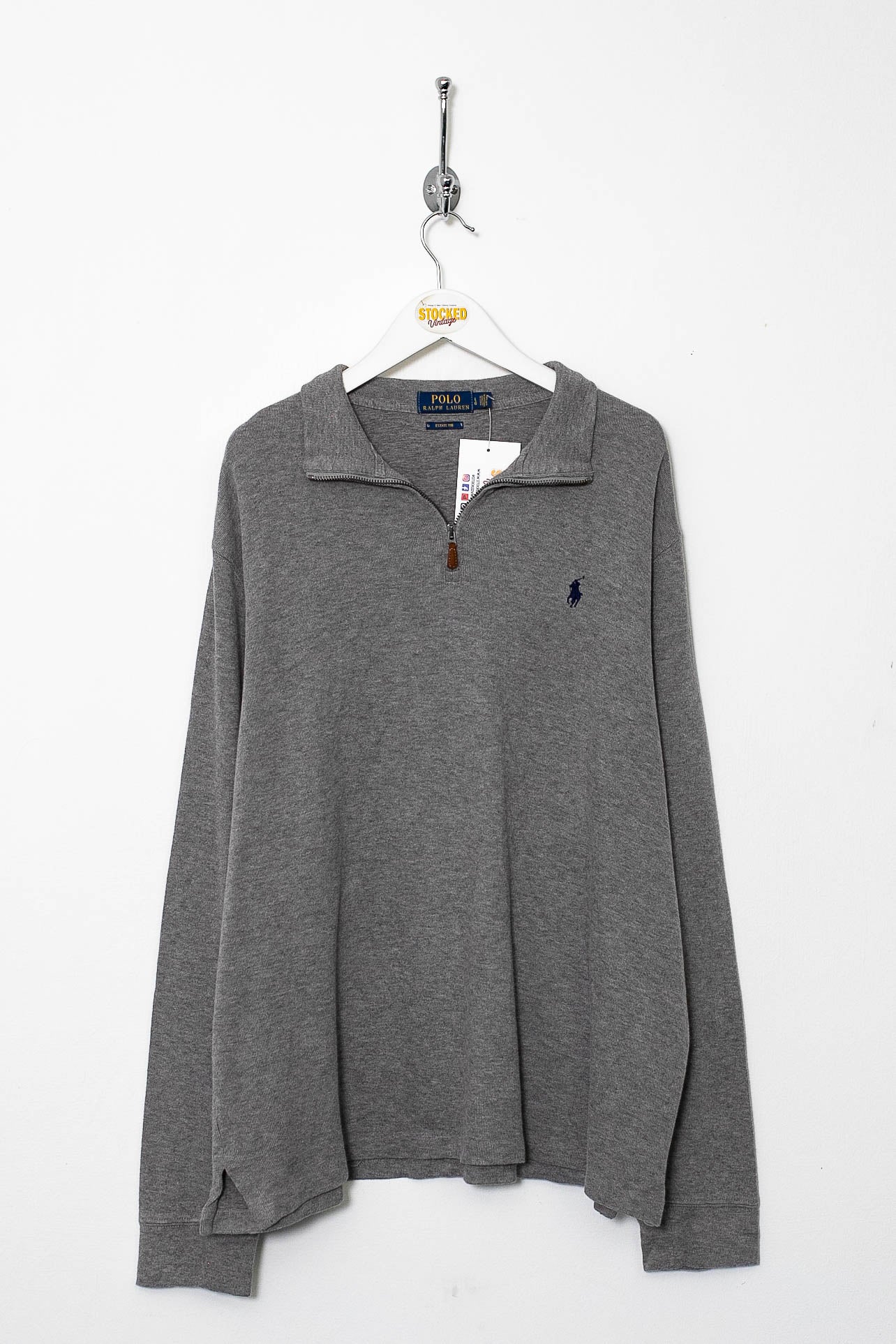 Ralph Lauren 1/4 Zip Sweatshirt (L) – Stocked Vintage