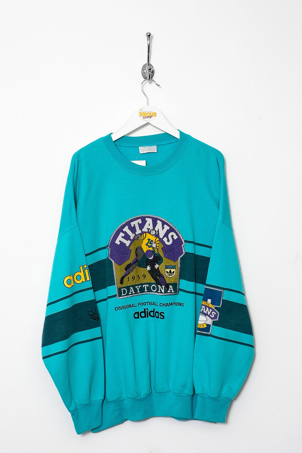 Rare 90s Adidas Daytona Titans Sweatshirt (L)