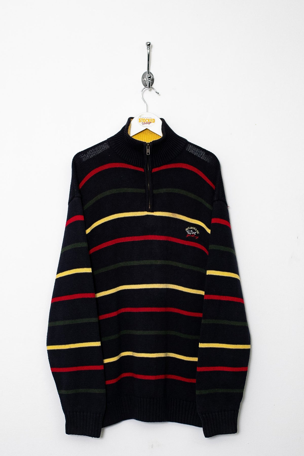 00s Paul & Shark 1/4 Zip Knit Jumper (L)