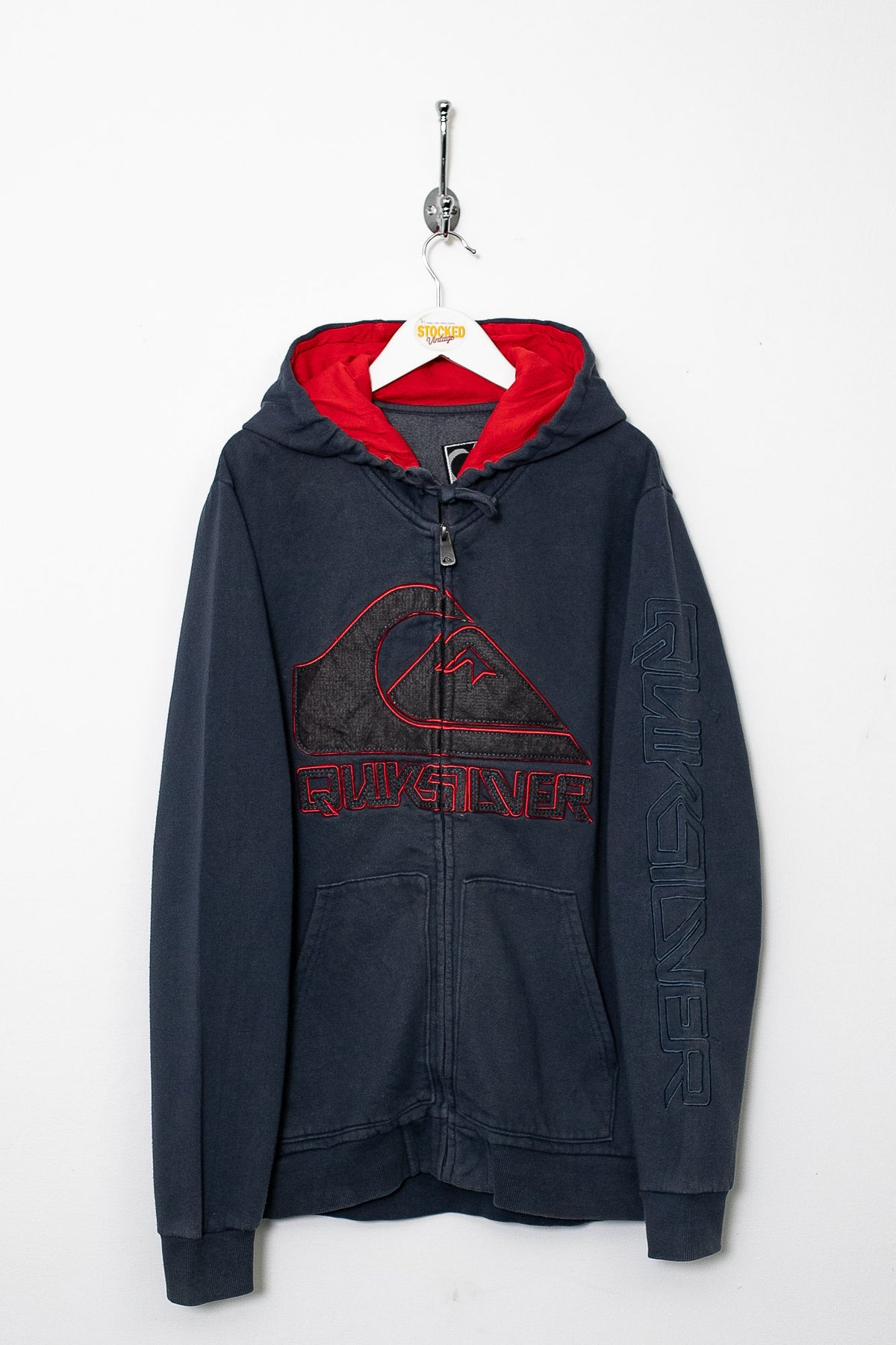 00s Quicksilver Zipped Hoodie (M)