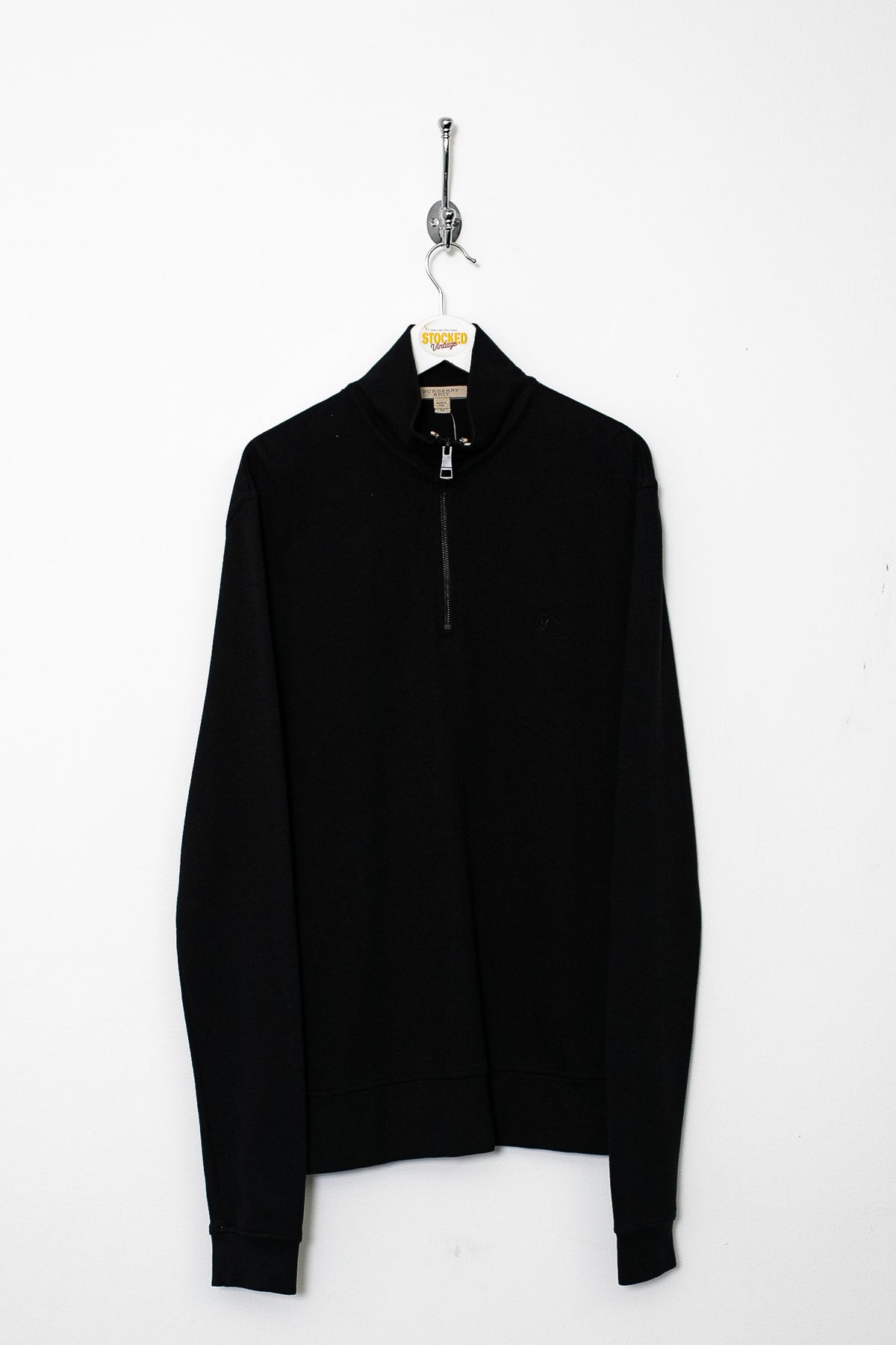 00s Burberry 1/4 Zip Sweatshirt (M)