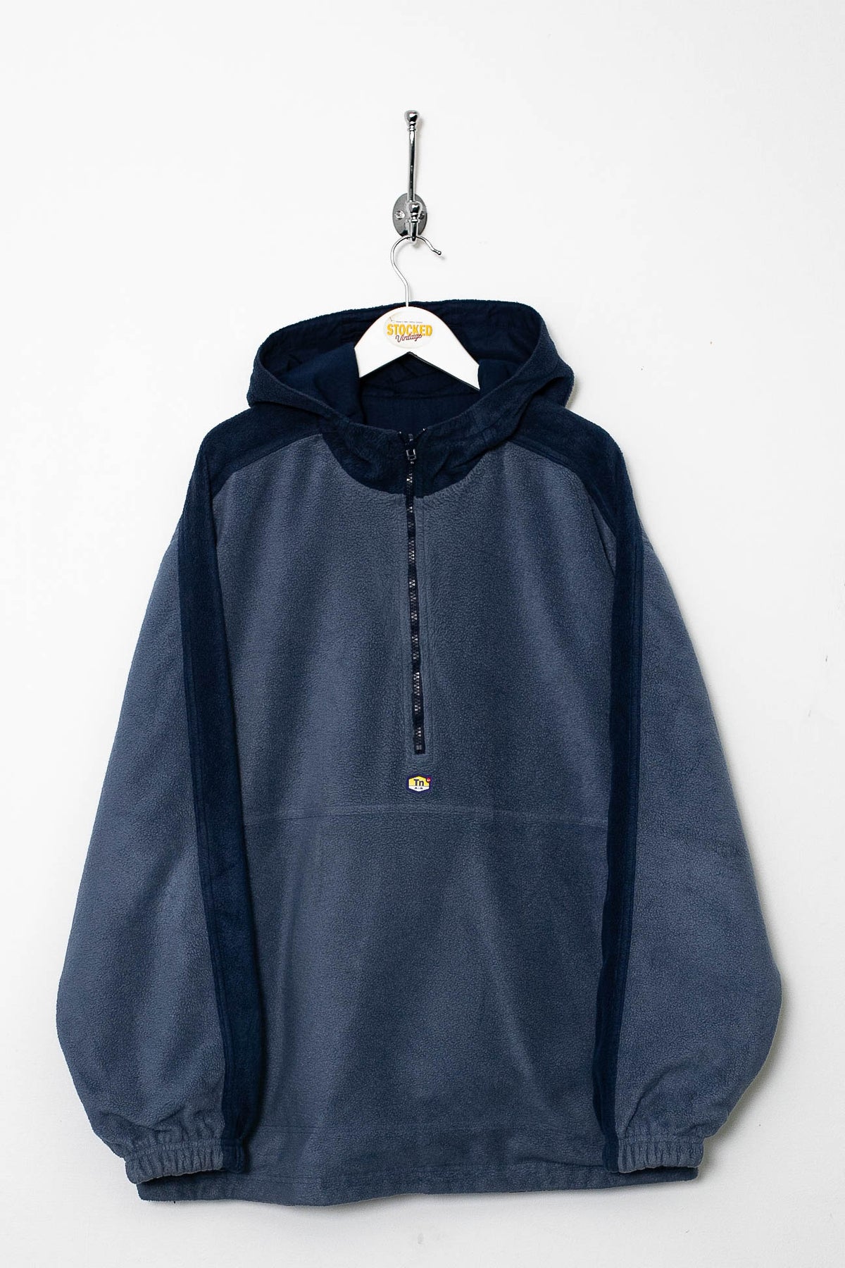 Rare 00s Nike TN 1/4 Zip Reversible Fleece Jacket (XL)