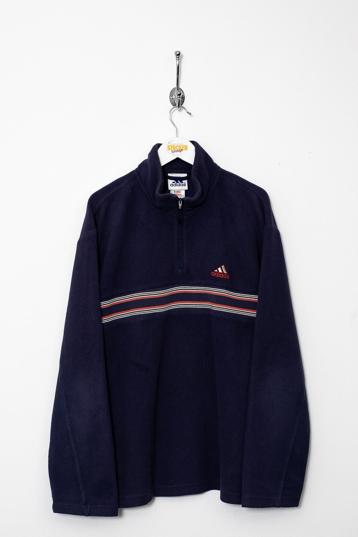 00s Adidas 1/4 Zip Fleece (M)