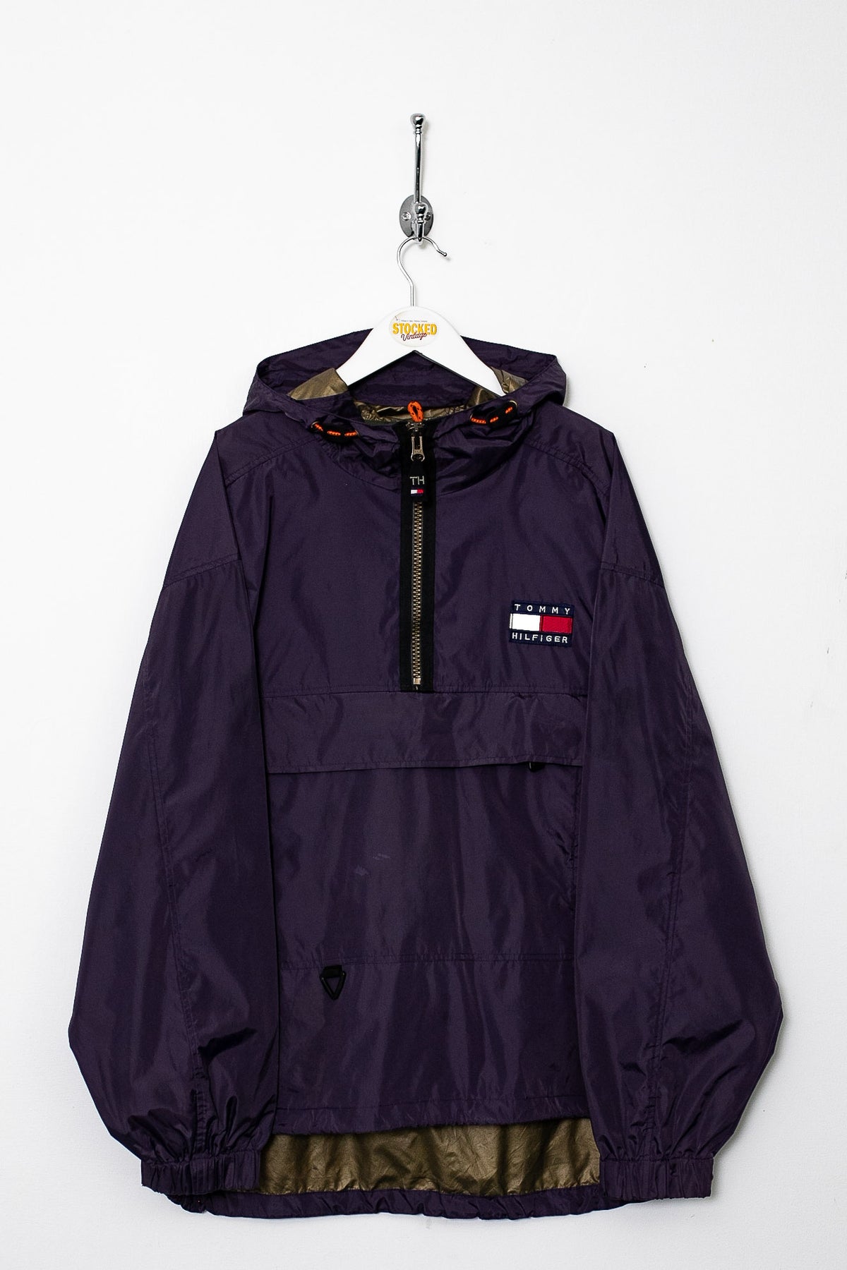 90s Tommy Hilfiger 1/4 Zip Jacket (L)