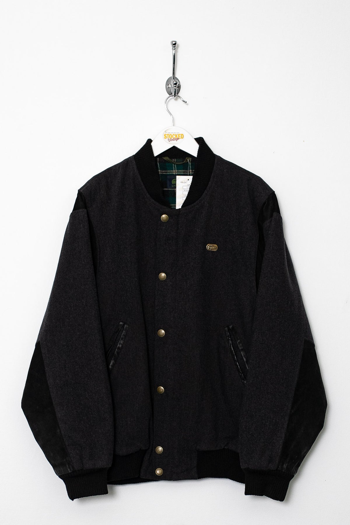 00s Lacoste Wool Bomber Jacket (L)