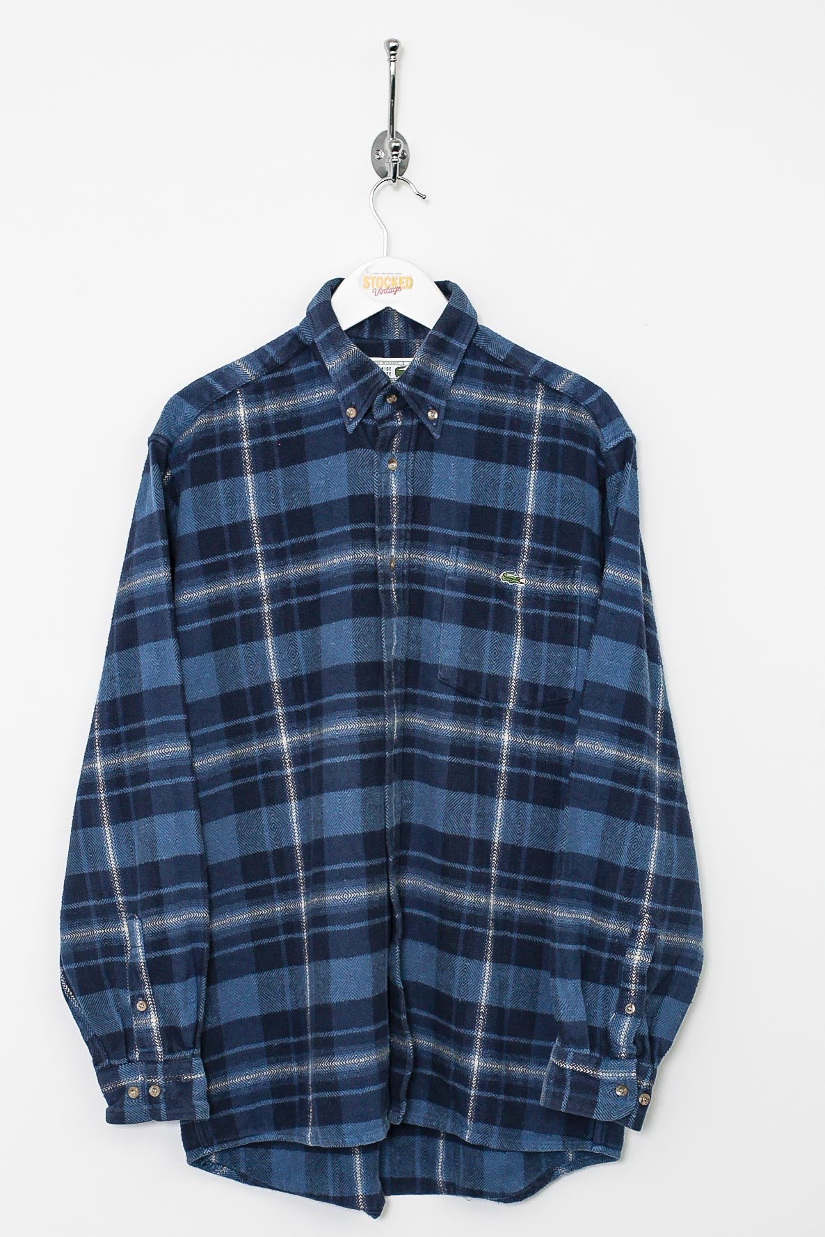 90s Lacoste Flannel Over Shirt (S)