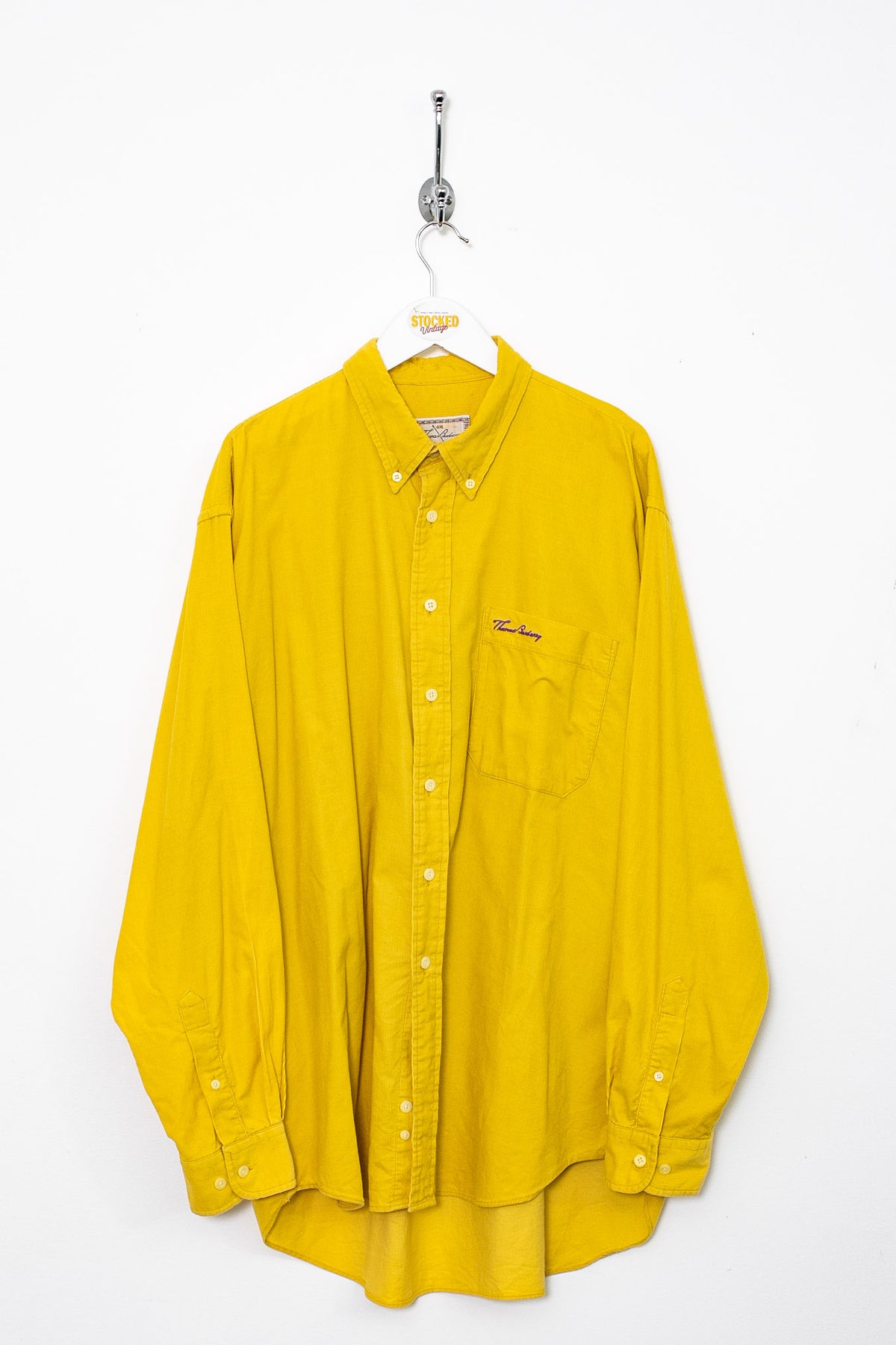 00s Thomas Burberry Corduroy Shirt (XL)