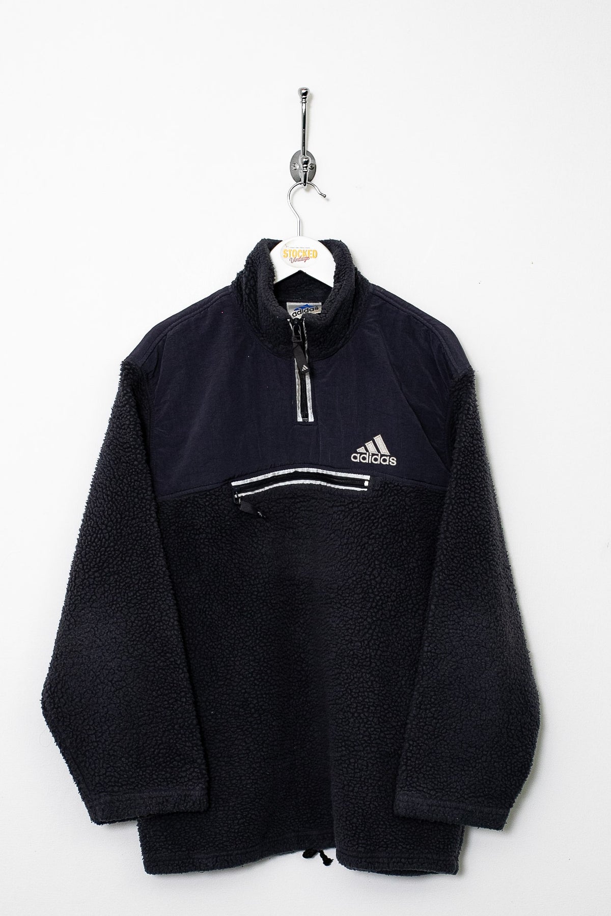 00s Adidas 1/4 Zip Sherpa Fleece (M)