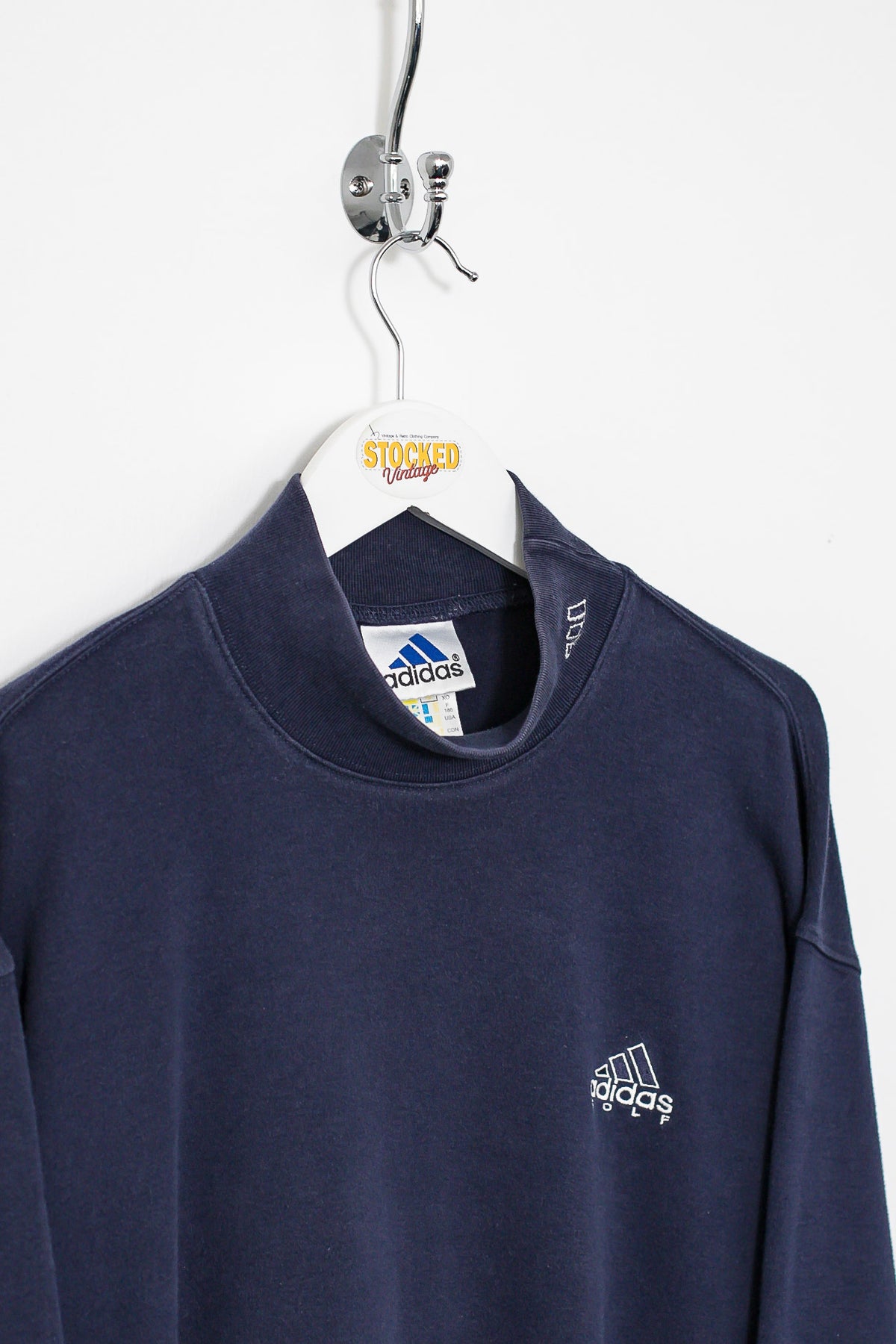 00s Adidas Golf Mock Neck Sweatshirt (L)