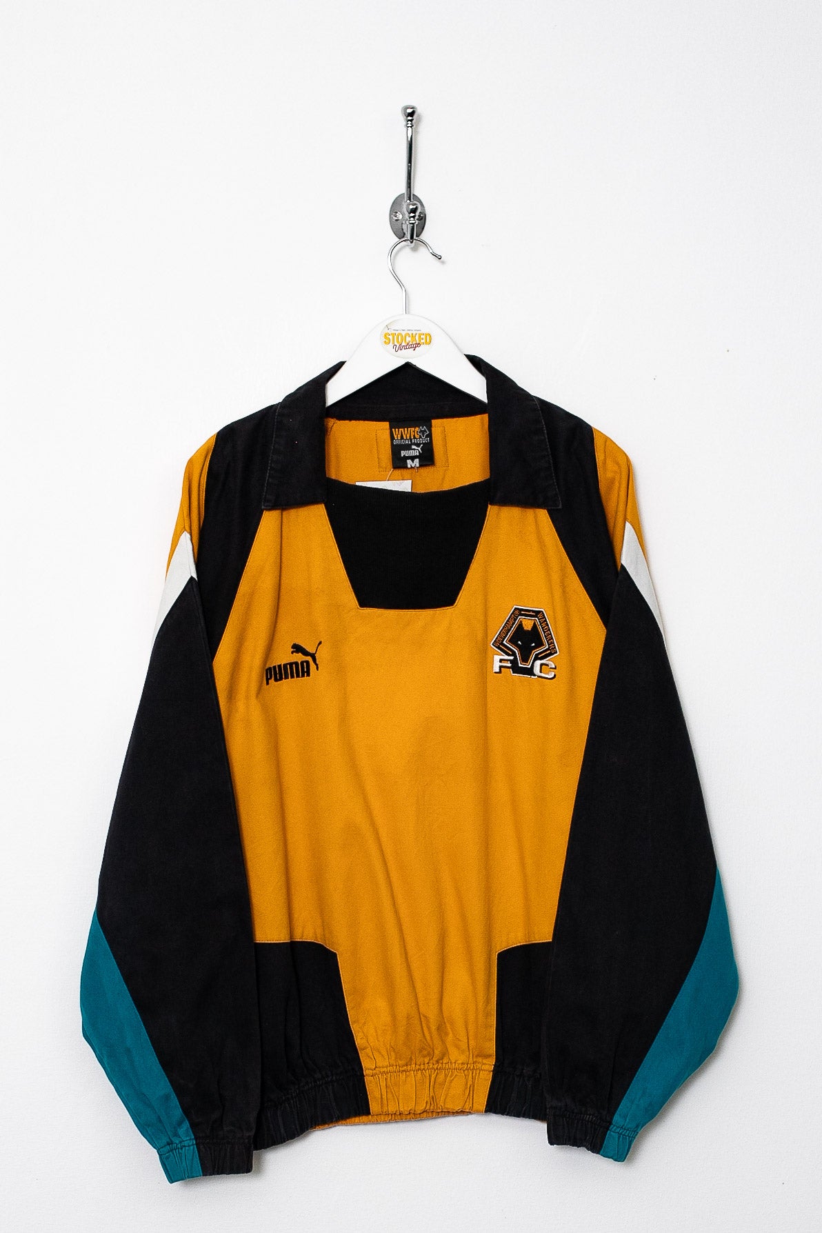 1996/97 Puma Wolves Drill Pullover (M)