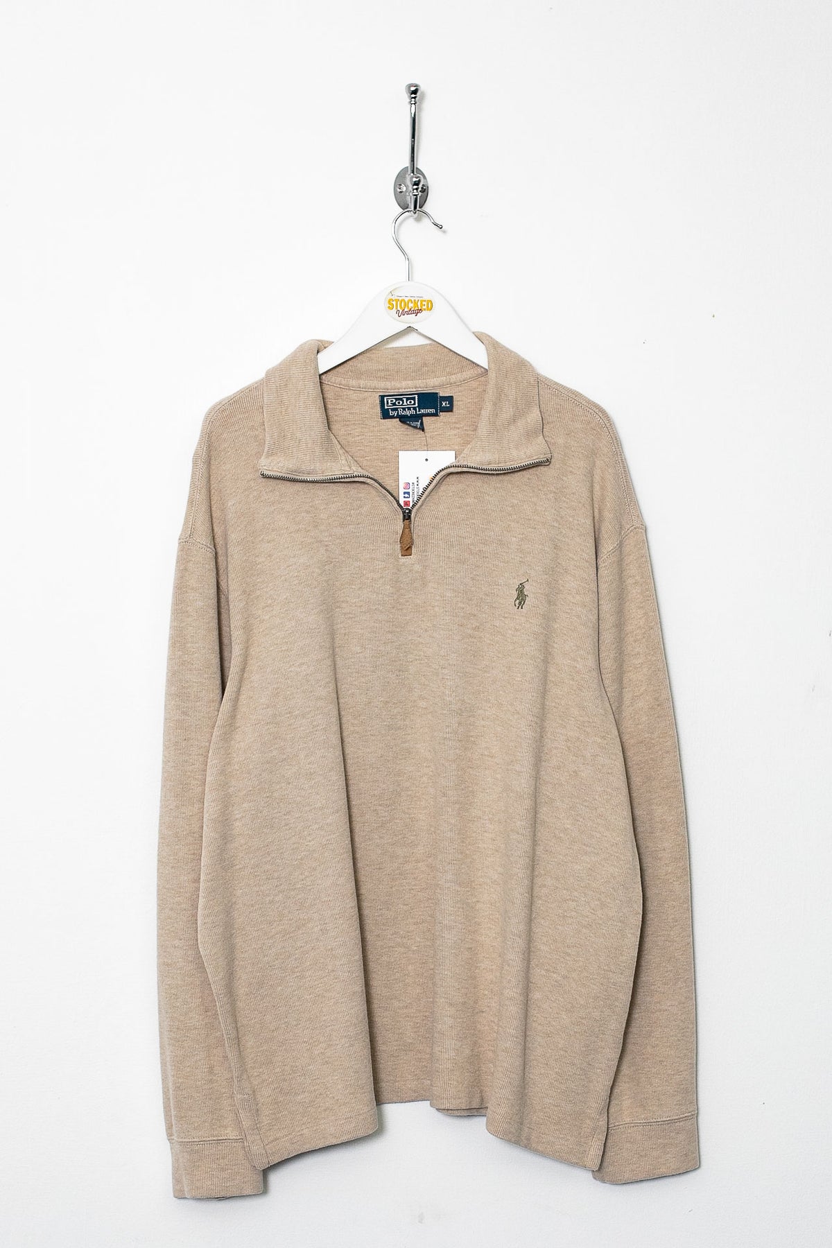 00s Ralph Lauren 1/4 Zip Sweatshirt (XL)