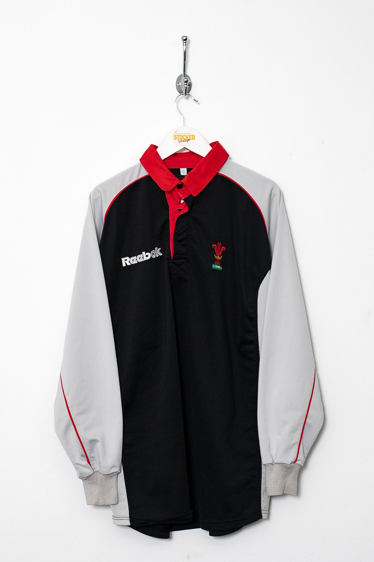 00s Reebok Wales Rugby Shirt (M)