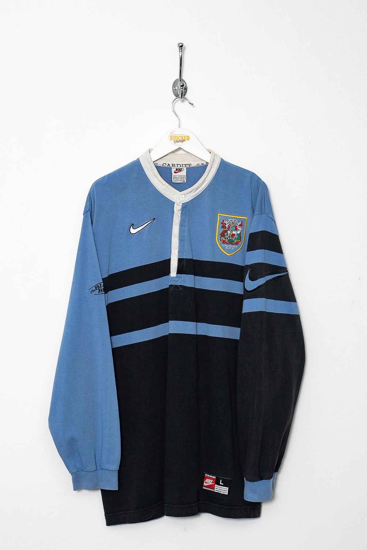 90s Nike Cardiff Rugby Shirt (L)
