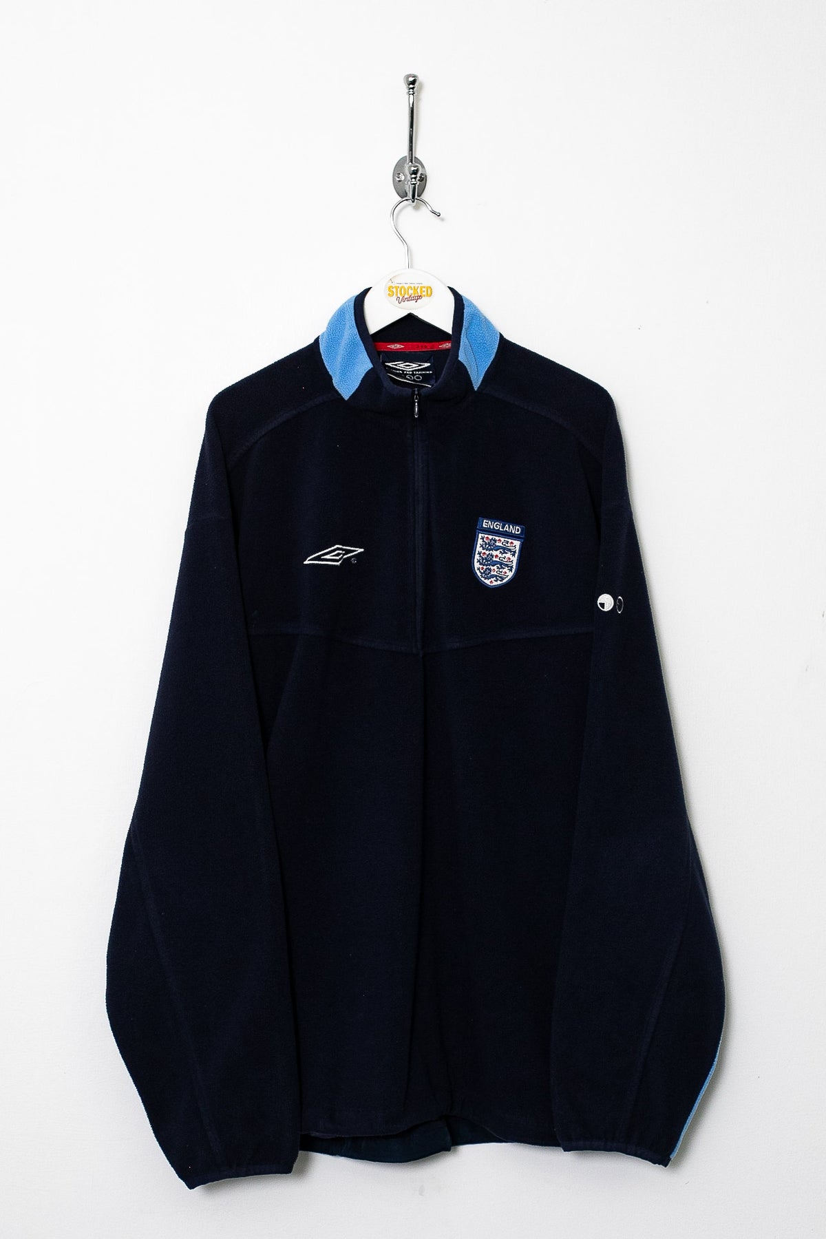 00s Umbro England 1/4 Zip Fleece (XL)