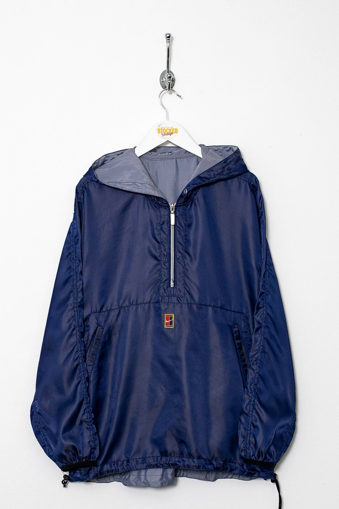 90s Nike Challenge Court 1/4 Zip reversible Jacket (M)