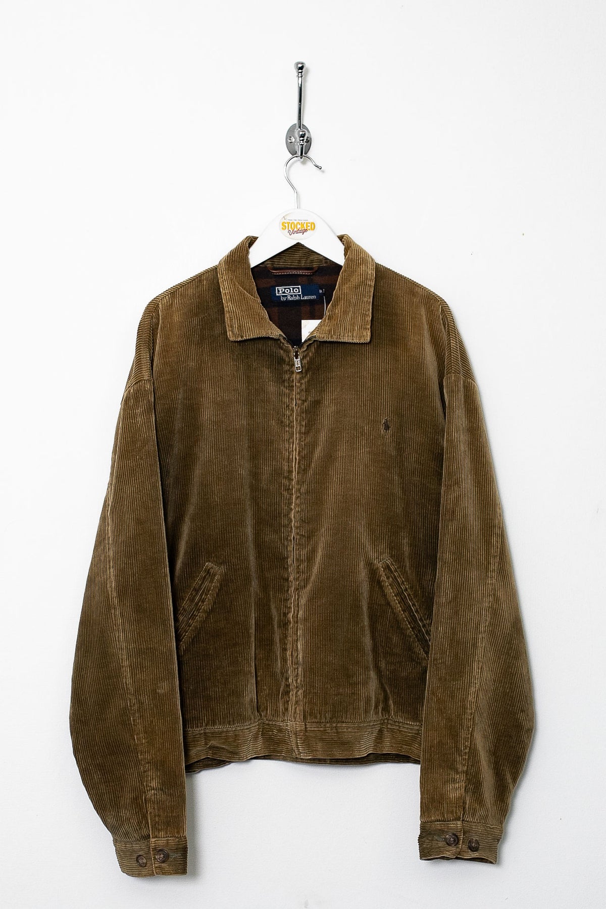 90s Ralph Lauren Corduroy Harrington Jacket (M)