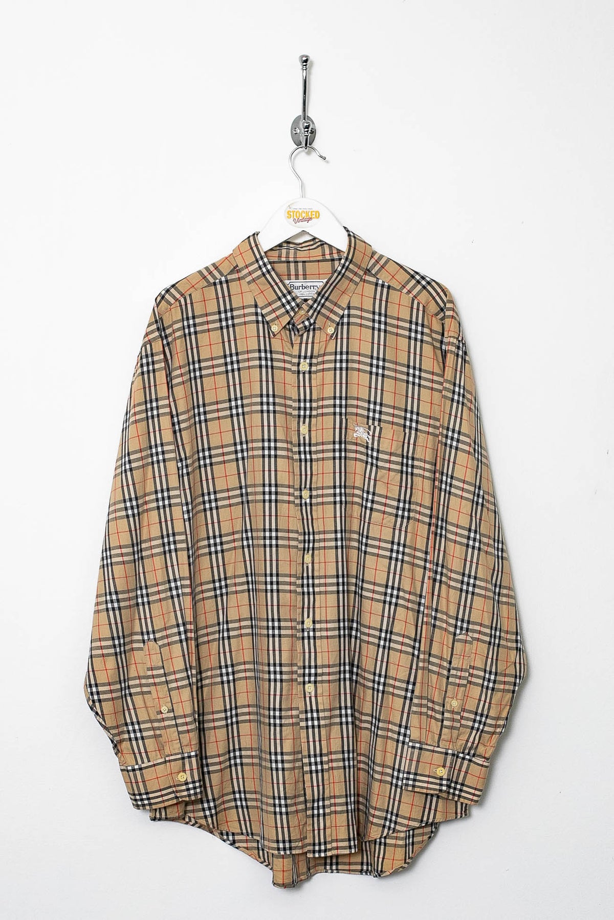 90s Burberry Nova Check Shirt (XL)