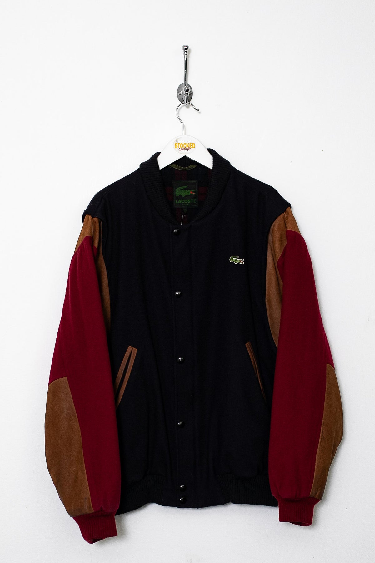 90s Lacoste Wool Bomber Jacket (L)