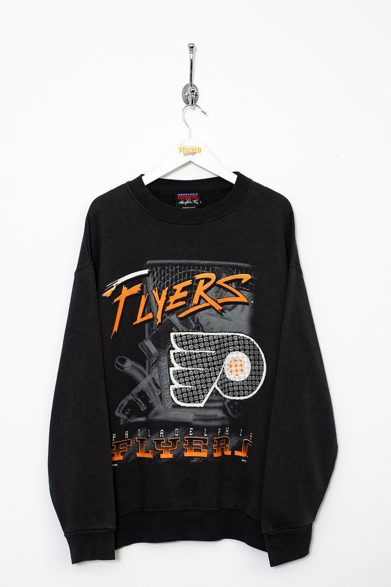 90s NHL Philadelphia Flyers Graphic Sweatshirt M