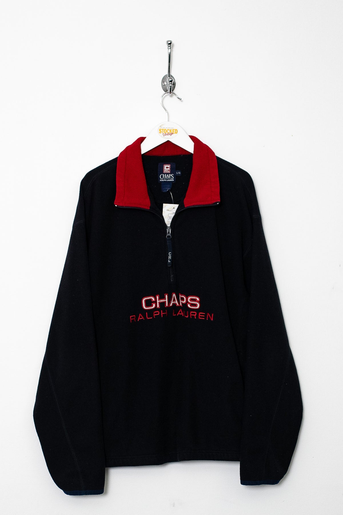 00s Ralph Lauren Chaps 1/4 Zip Fleece (M)
