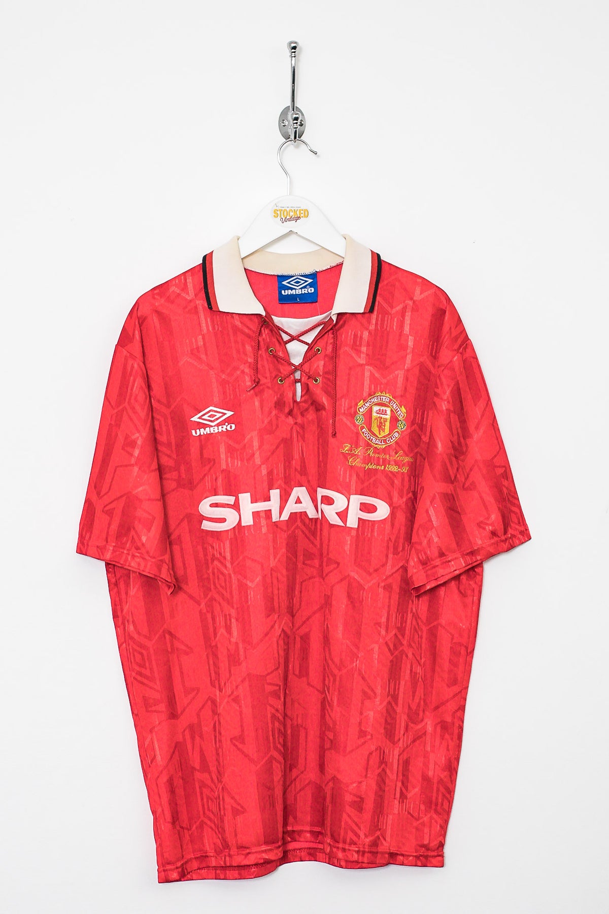Umbro Man U 1992/94 Home Shirt (L)