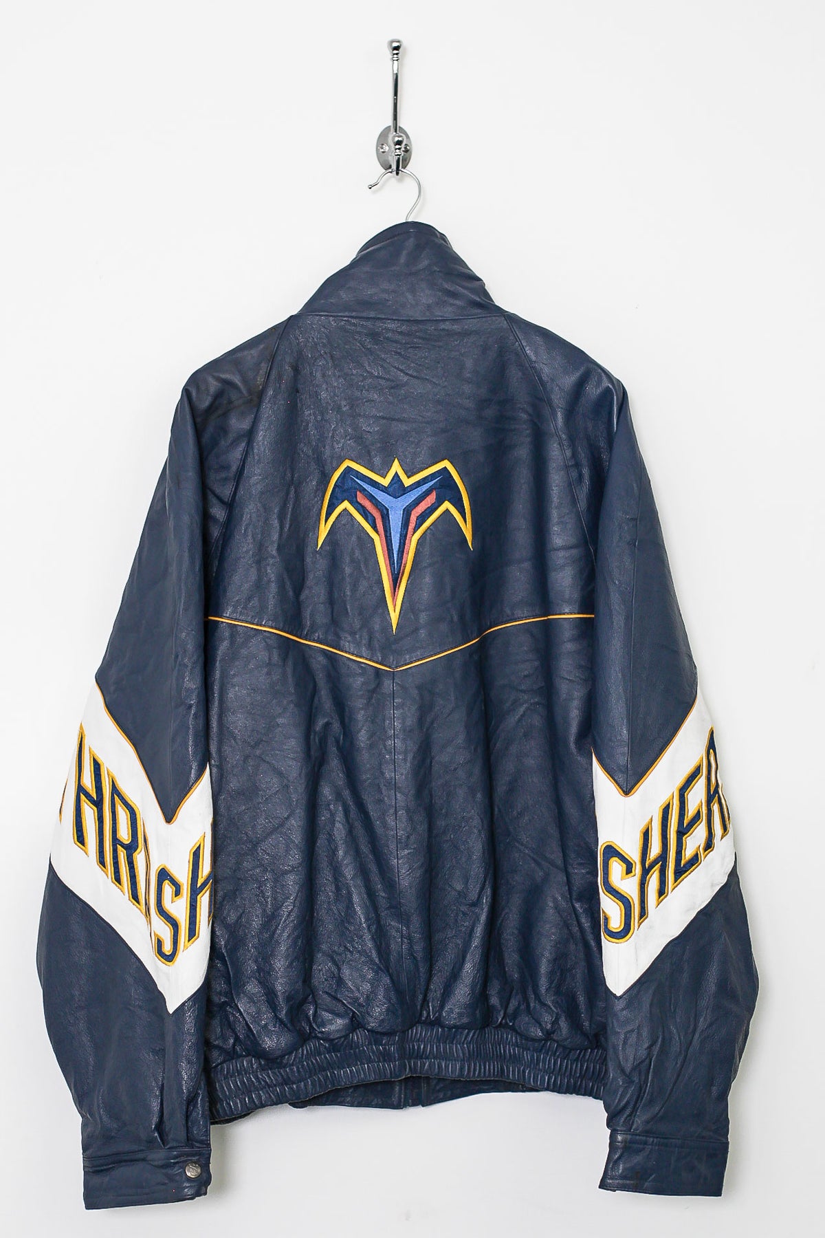 90s NHL Atlanta Thrashers Leather Jacket (XL)