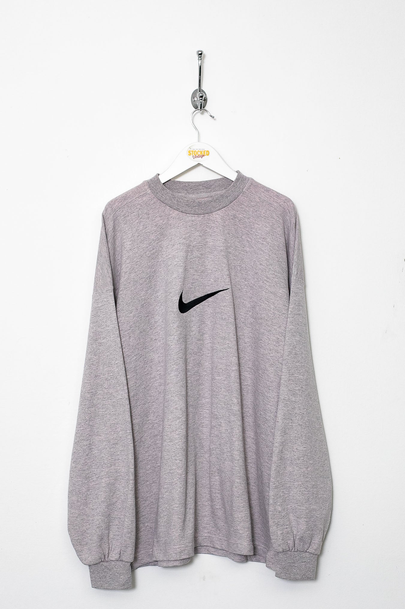 retro grey nike sweatshirt