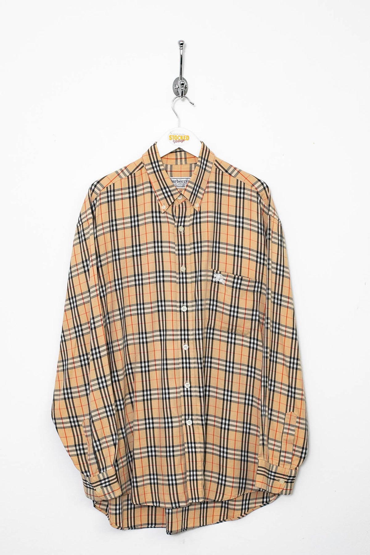 90s Burberry Nova Check Shirt (L)