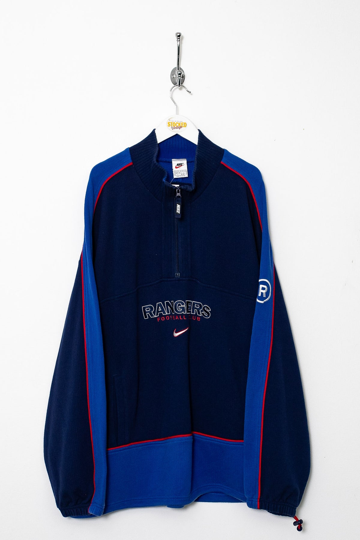 90s Nike Rangers 1/4 Zip Sweatshirt (XXL)
