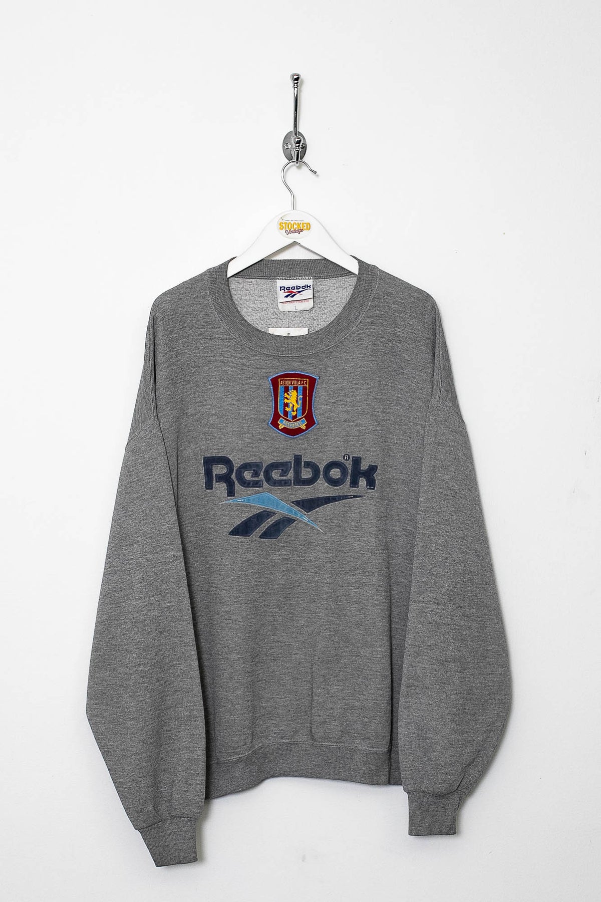 1996/97 Reebok Aston Villa Training Sweatshirt (L)