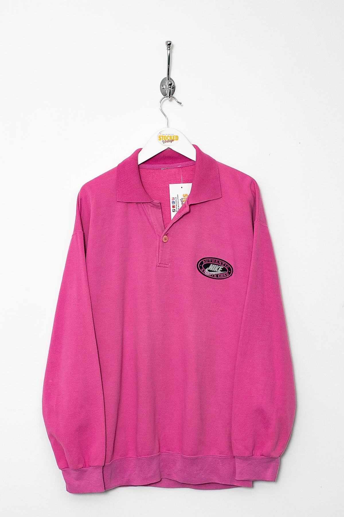90s Nike Collared Sweatshirt (S)