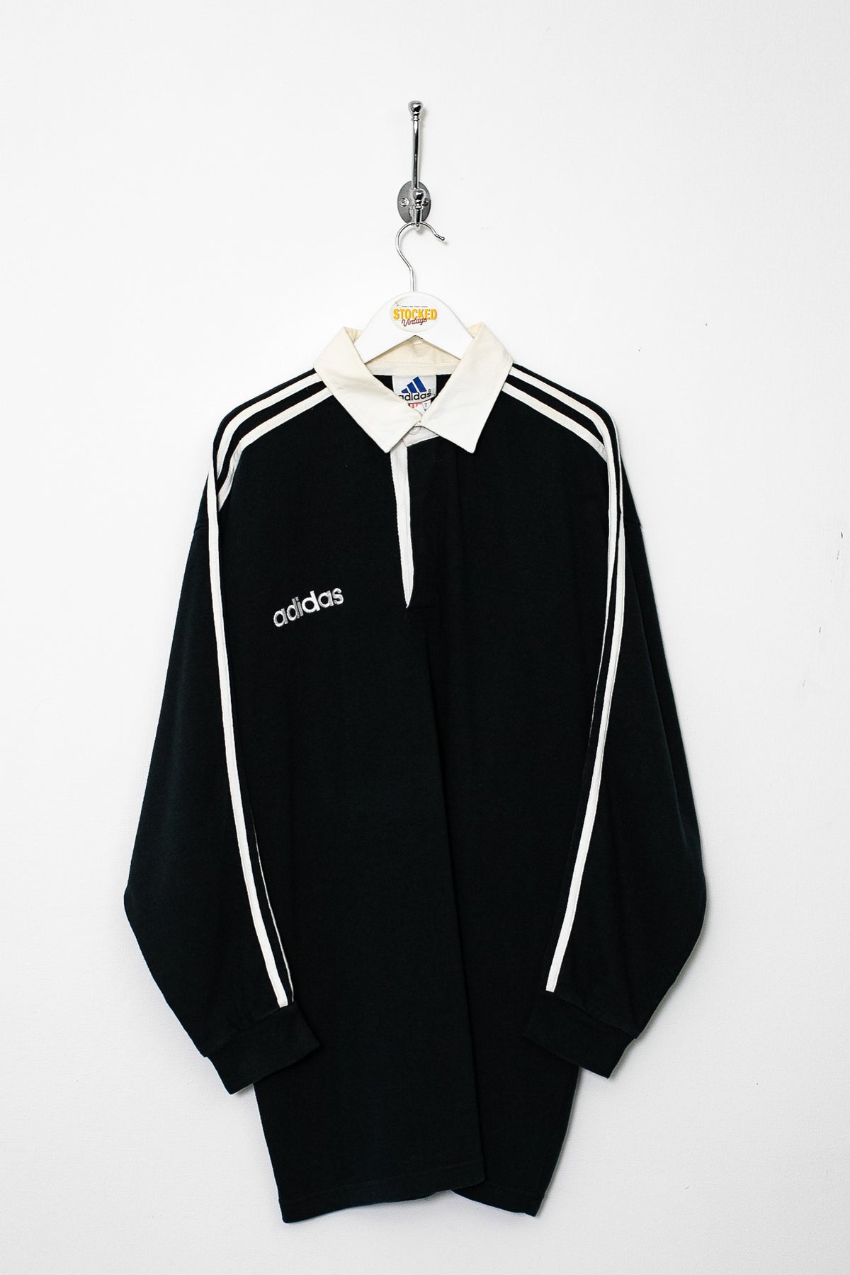 90s Adidas Rugby Shirt (M)
