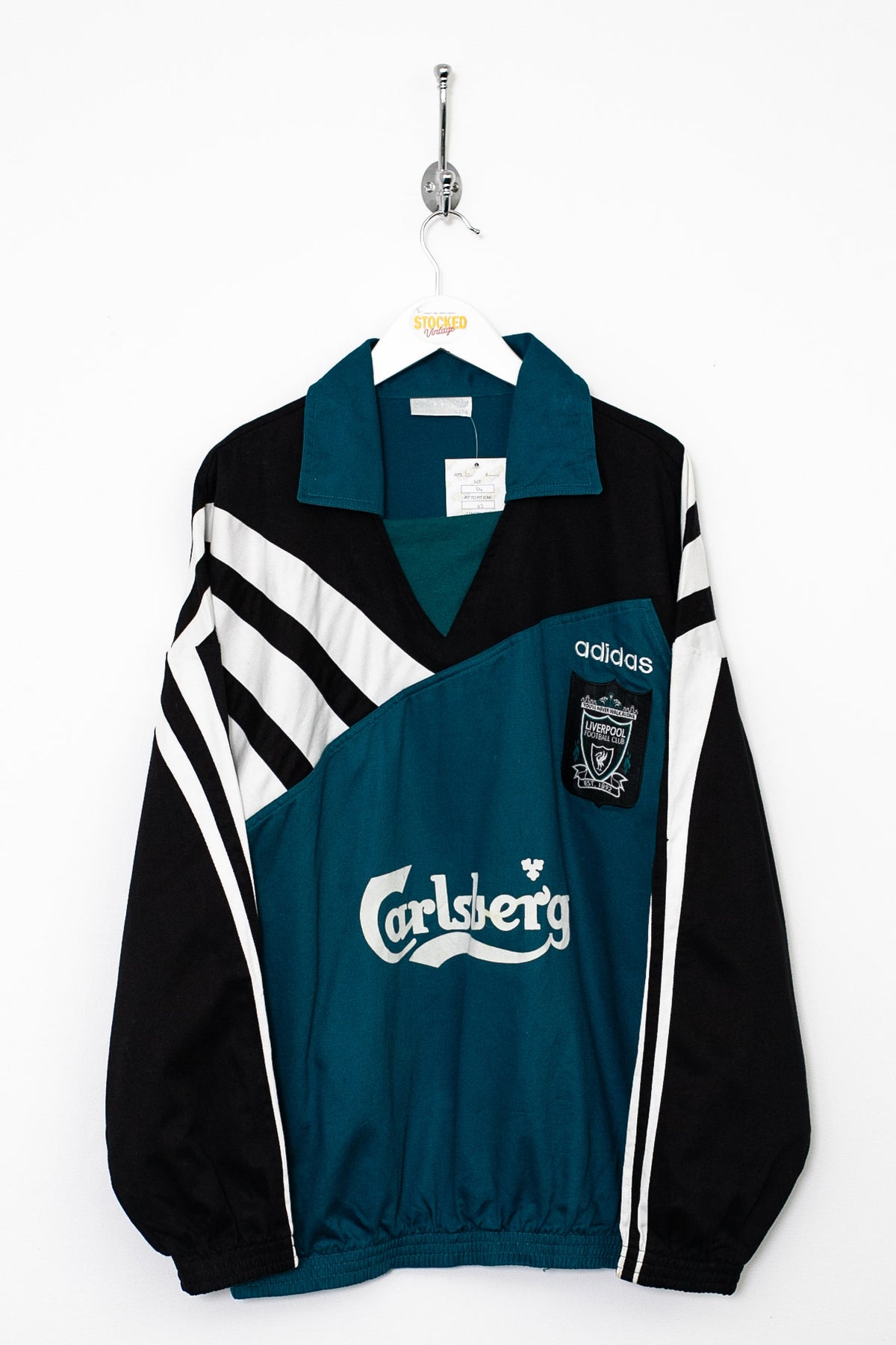 Early 90s Adidas Liverpool Drill Sweatshirt (L)