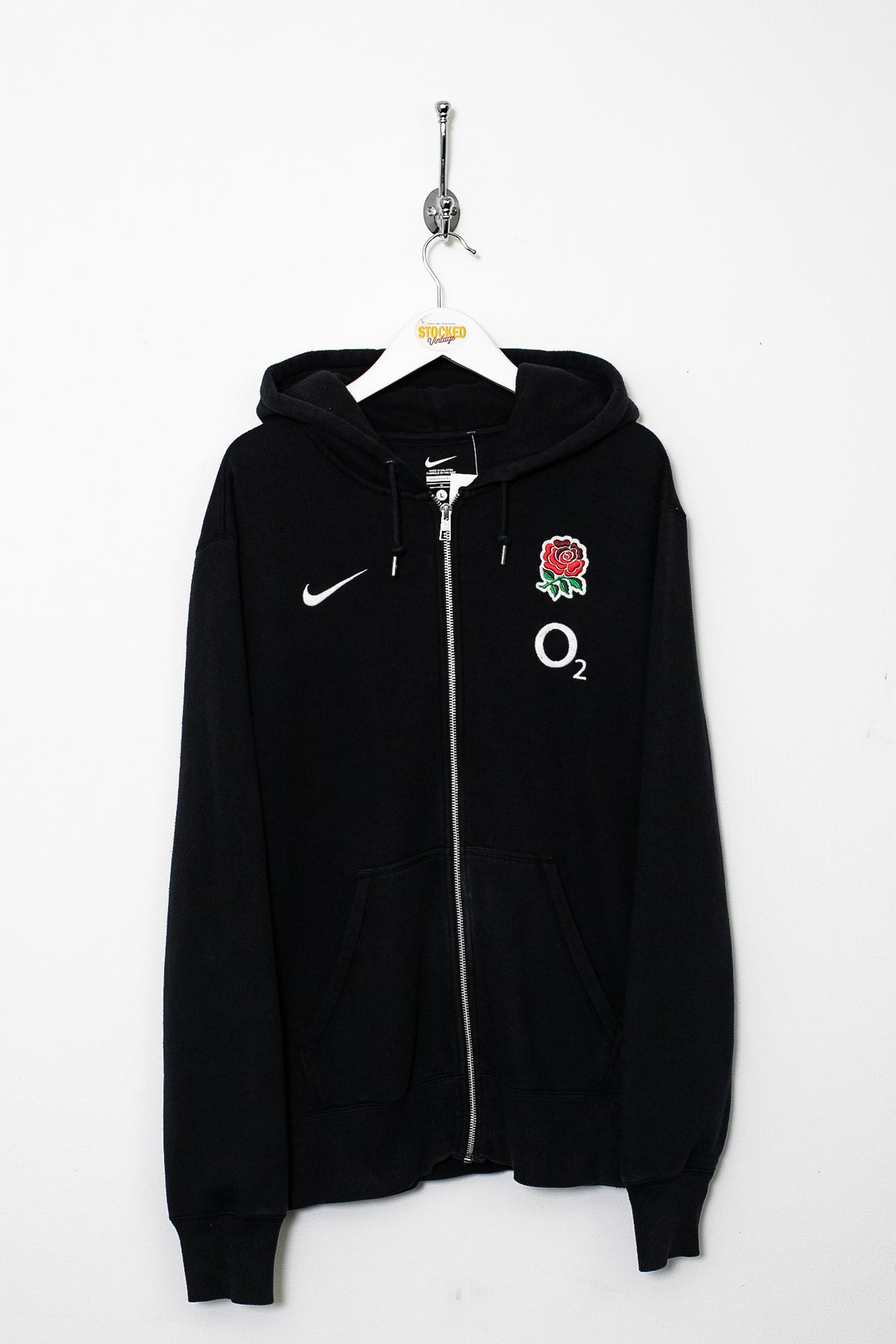 00s Nike England rugby Hoodie (L)