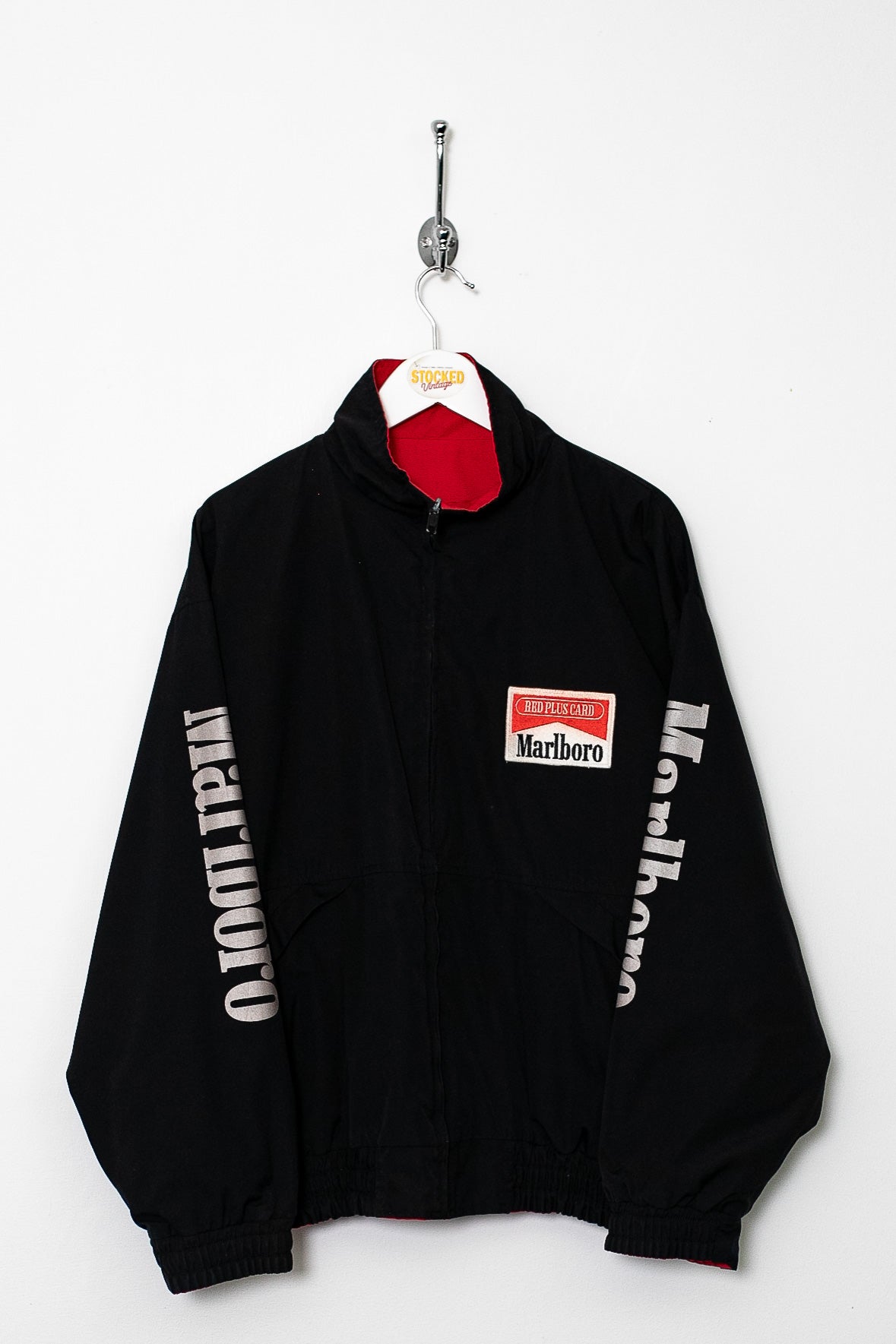 【90‘s】Marlboro Reversible Cotton Jacket Marlboro Brand Reversible Marlboro Jacket 90s Marlboro Reversible