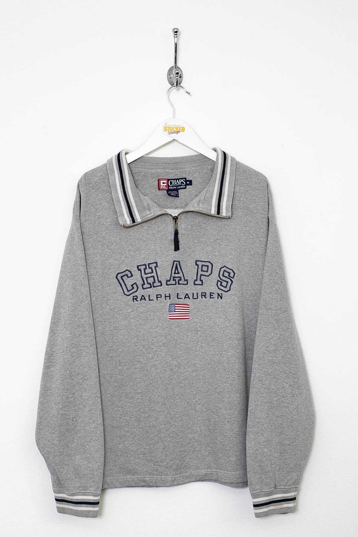 00s Ralph Lauren Chaps 1/4 Zip Sweatshirt (M)