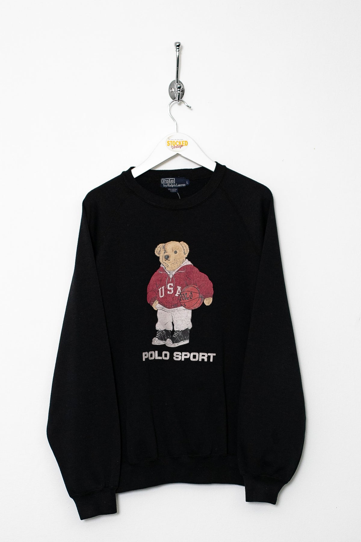 90s Ralph Lauren Polo Bear Sweatshirt (M)