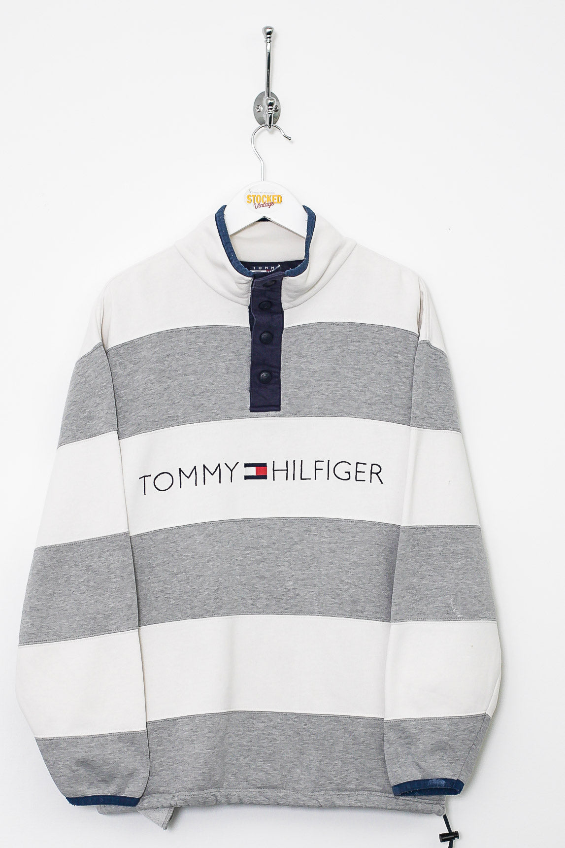 90s Tommy Hilfiger Popper Sweatshirt (S)