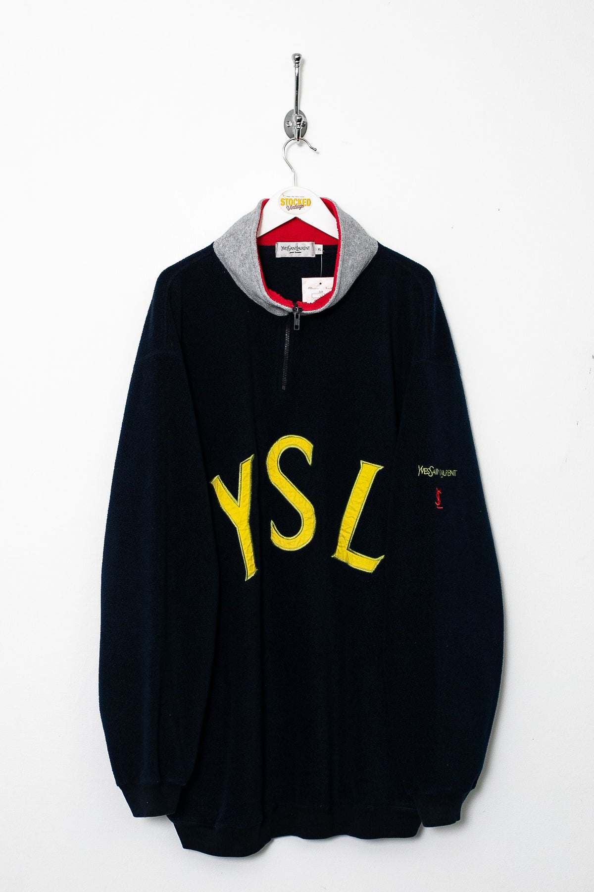 90s YSL 1/4 Zip Fleece (XL)