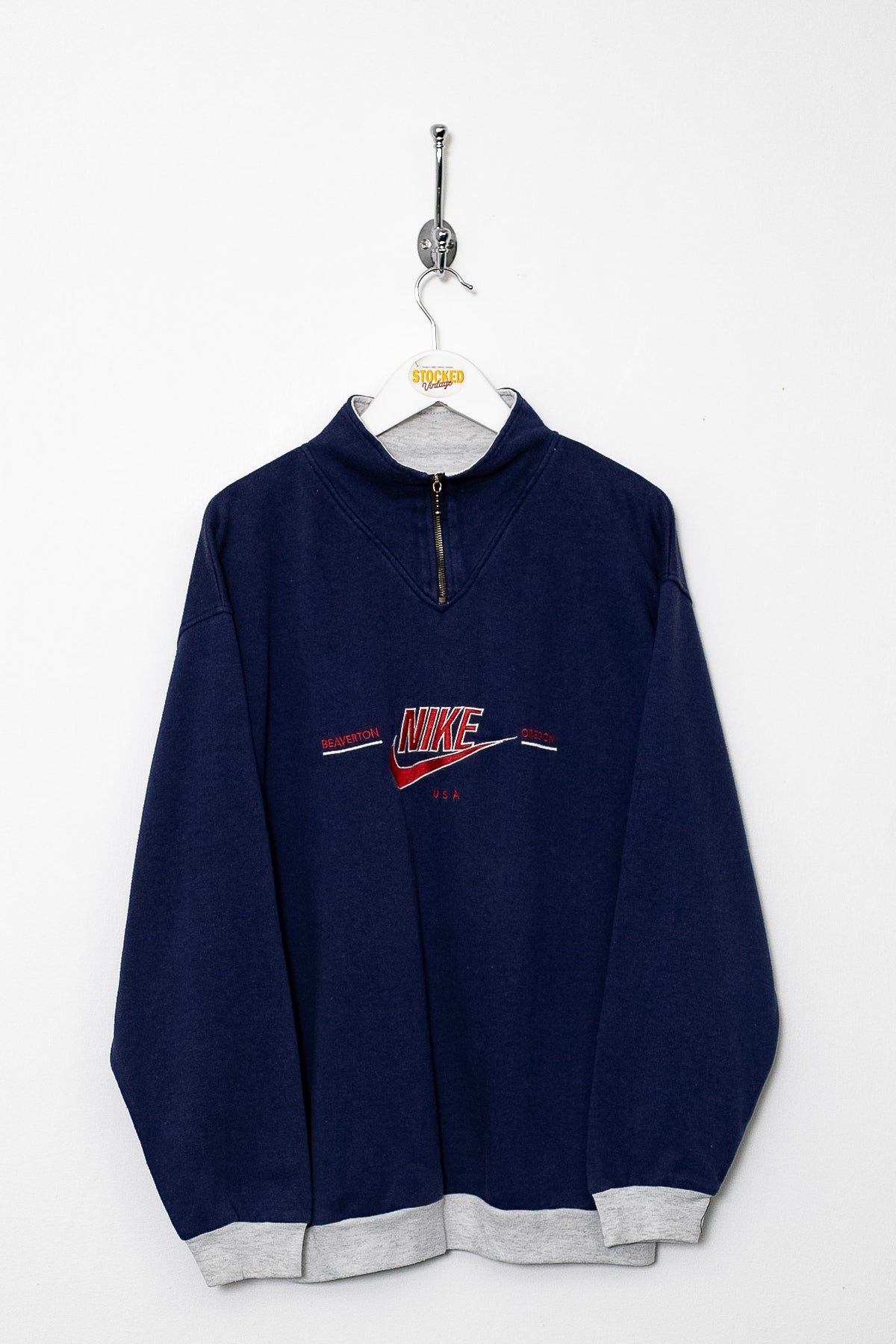 90s Nike 1/4 Zip Sweatshirt (S)