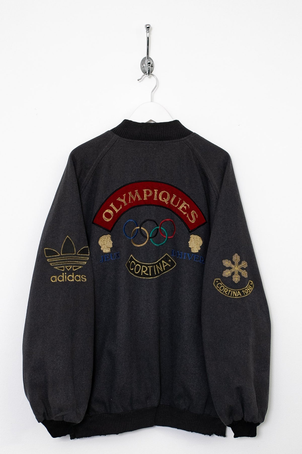 Rare 80s Adidas Olympics Grenoble Jacket (XL)