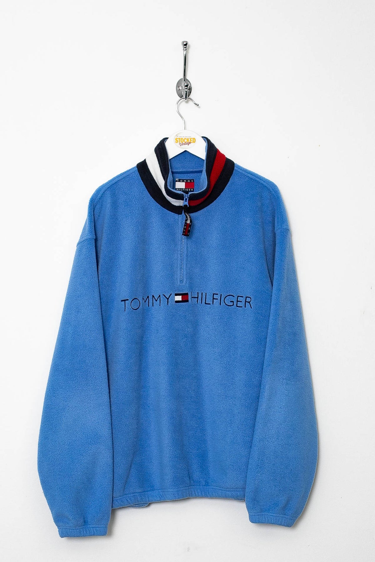 90s Tommy Hilfiger 1/4 Zip Fleece (M)