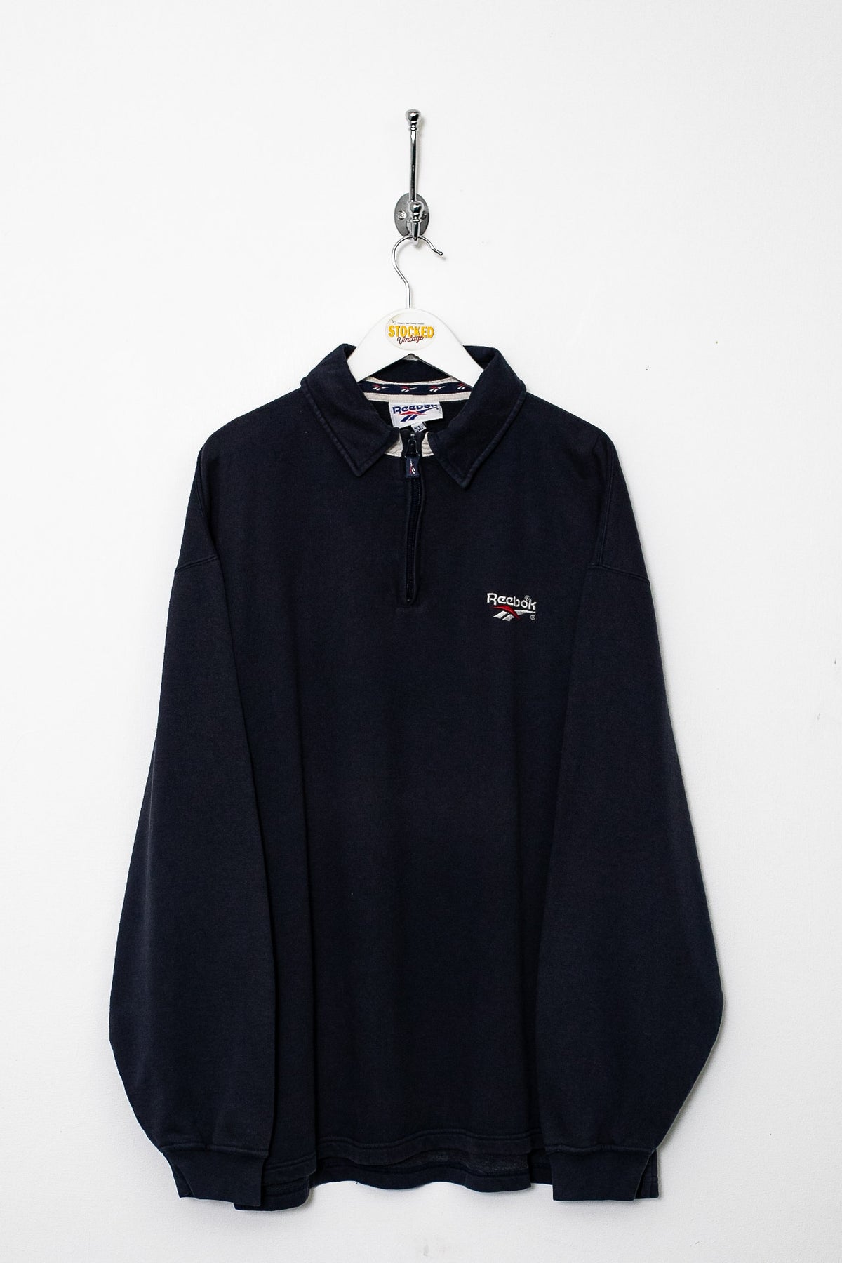 00s Reebok 1/4 Zip Sweatshirt (XL)