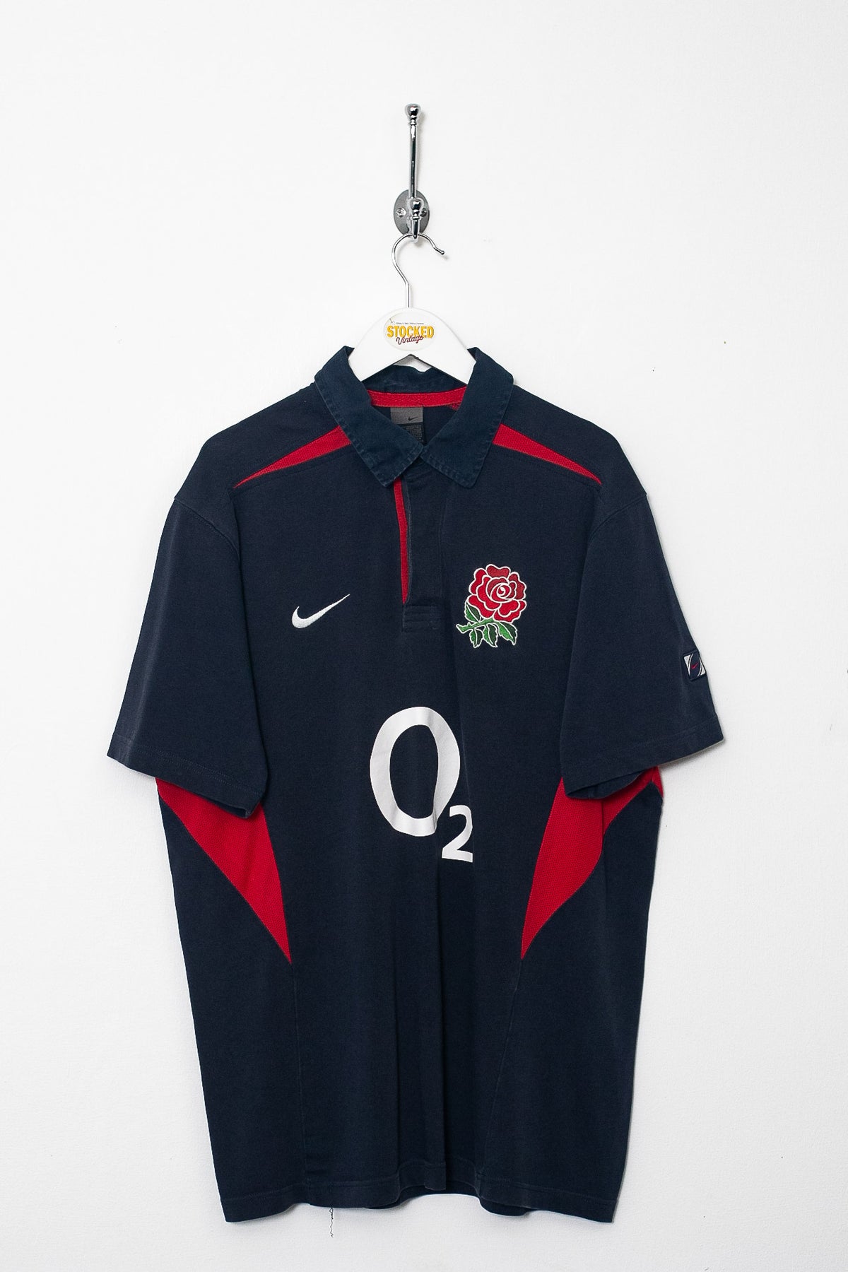 00s Nike England Rugby Shirt (M)